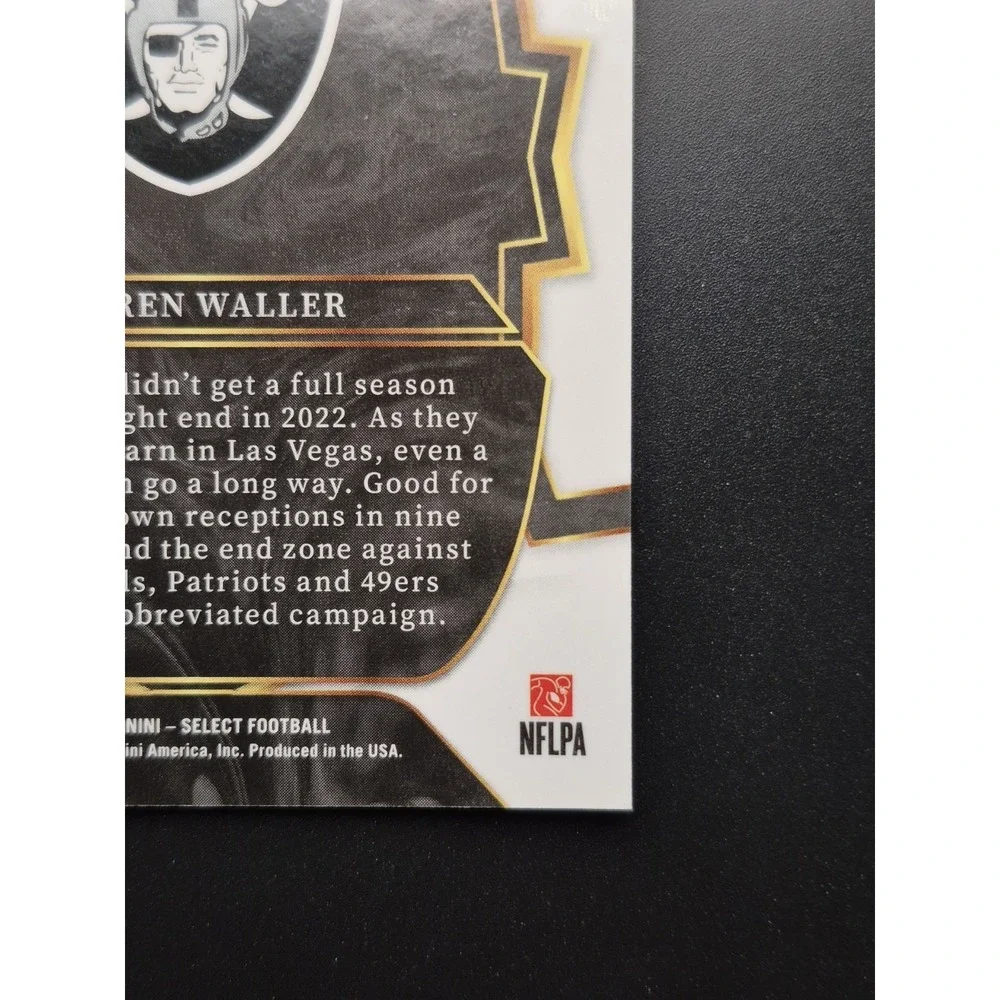 2022 Panini Select Concourse Level Darren Waller #18 Tie-Dye /25 SSP  LV Raiders